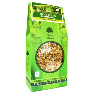 Herbatka Z Koszyczków Rumianku Bio 100 G - Dary Natury