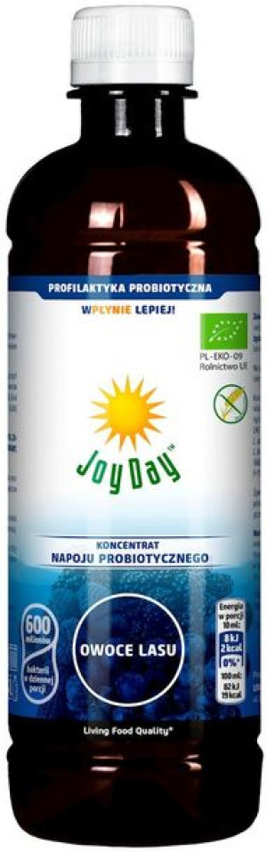 Koncentrat Napoju Probiotycznego Owoce Lasu Bezglutenowy Bio 500 Ml - Joy D