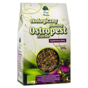 Ostropest Plamisty Ziarno Bio 200 G - Dary Natury