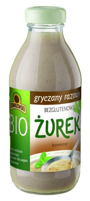 Żurek Gryczany Razowy Bezglutenowy Koncentrat Bio 320 Ml - Kowalewski