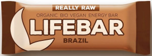 Baton Z Orzechami Brazylijskimi Raw Bezglutenowy Bio 47 G - Lifefood