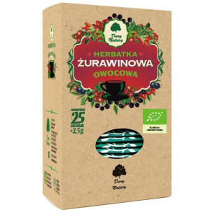 Herbatka Żurawinowa Bio (25 X 2,5 G) - Dary Natury