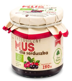 Mus Dla Serduszka Bio 190 G - Dary Natury