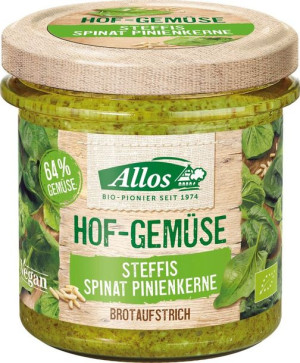 Pasta Warzywna Ze Szpinakiem I Orzeszkami Piniowymi Bezglutenowa Bio 135 G