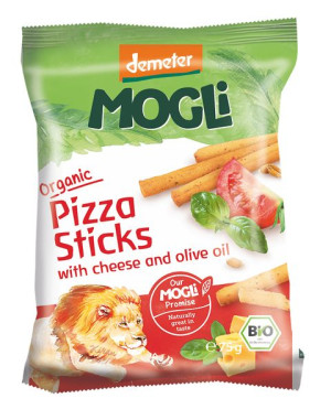 Paluszki O Smaku Pizzy Z Serem I Oliwą Z Oliwek Bio 75 G - Mogli