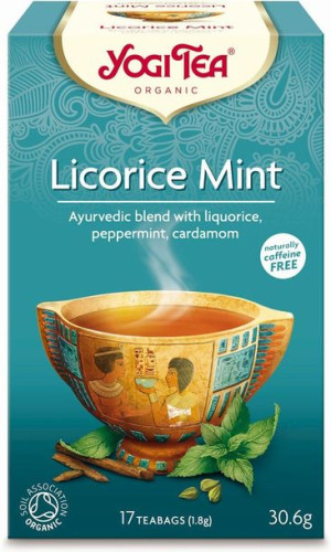 Herbatka Mięta Z Lukrecją (licorice Mint) Bio (17 X 1,8 G) 30,6 G - Yogi Te