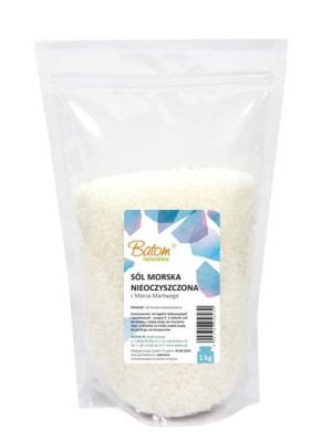 Sól Morska Nieoczyszczona (kąpielowa) 1 Kg - Batom