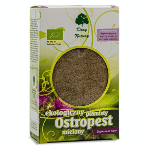 Ostropest Plamisty Mielony Bio 100 G - Dary Natury