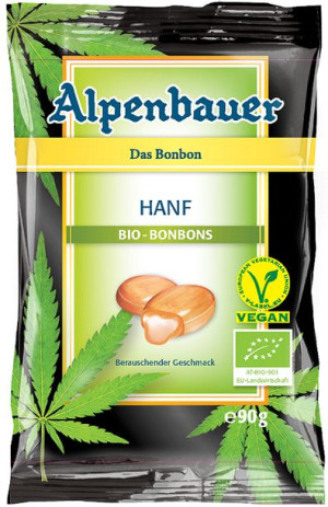 Cukierki Z Nadzieniem O Smaku Mango - Nasiona Konopi Vegan Bio 90 G - Alpen