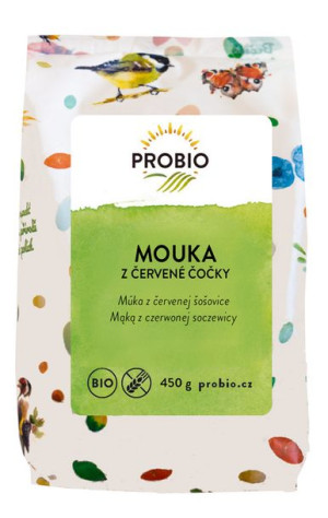 Mąka Z Czerwonej Soczewicy Bezglutenowa Bio 450 G - Probio