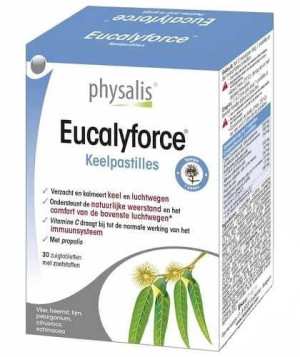 Eucalyforce (pastylki Do Ssania Na Gardło Z Eukaliptusem) 30 Pastylek - Phy