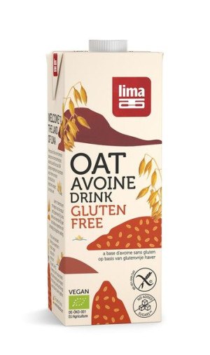 Napój Owsiany Bezglutenowy Bio 1 L - Lima