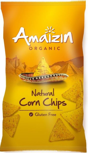 Chipsy Kukurydziane Solone Bezglutenowe Bio 250 G - Amaizin