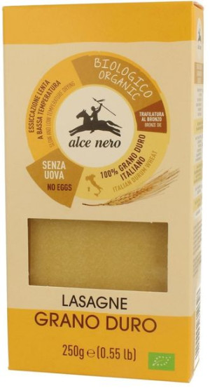 Makaron (semolinowy) Lasagne Bio 250 G - Alce Nero