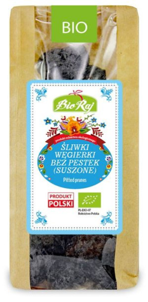 Śliwki Węgierki Bez Pestek (suszone) Bio 200 G - Bio Raj