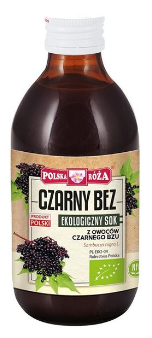 Sok Z Owoców Czarnego Bzu Nfc Bio 250 Ml - Polska Róża