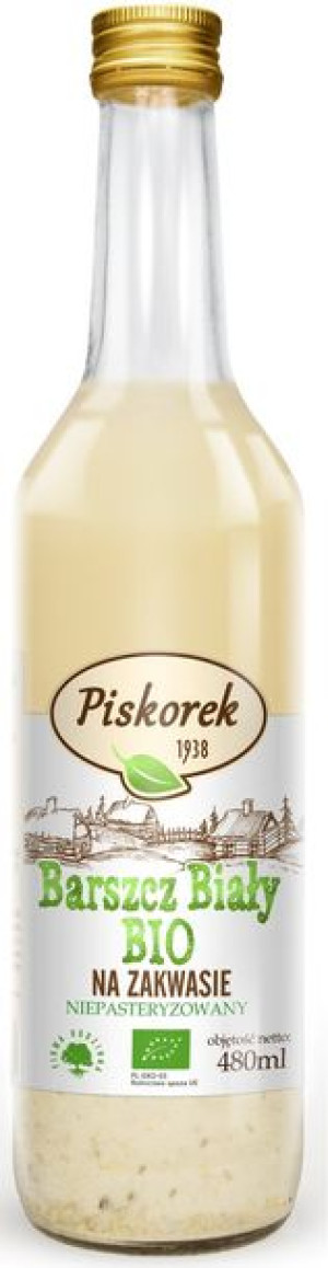 Barszcz Biały Na Zakwasie Bio 480 Ml - Piskorek