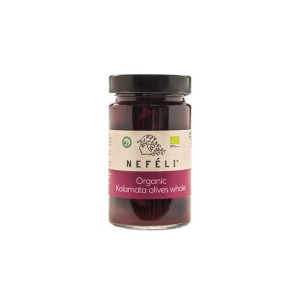 Oliwki Czarne Kalamata Z Pestką W Zalewie Bio 300 G - Nefeli