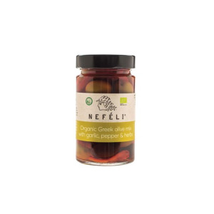 Oliwki Mix Bez Pestek W Zalewie Bio 295 G - Nefeli
