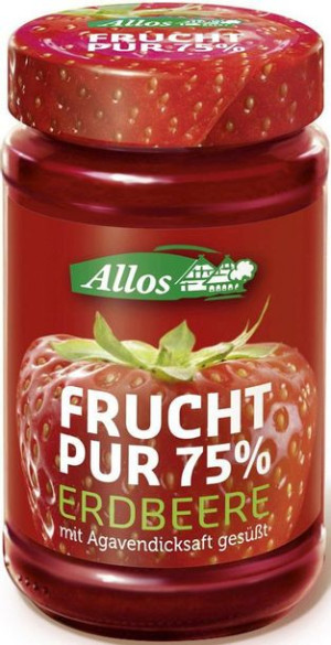 Mus Truskawkowy (75% Owoców) Bio 250 G - Allos