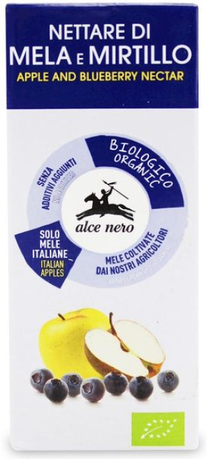 Nektar Jabłkowo - Borówkowy Bio 200 Ml - Alce Nero
