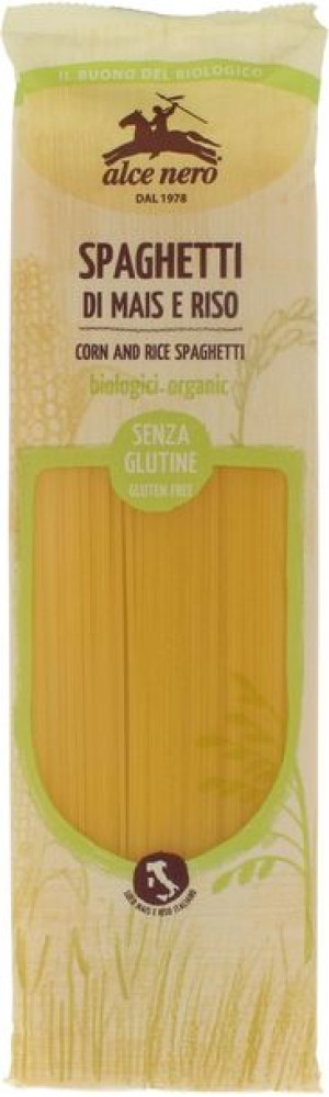 Makaron (kukurydziano - Ryżowy) Spaghetti Bezglutenowy Bio 250 G - Alce Ner