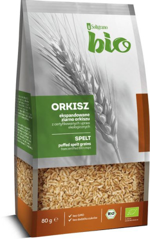 Orkisz Ekspandowany Bio 80 G - Soligrano