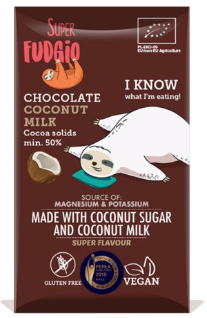 Czekolada Kokosowa Bezglutenowa Bio 80 G - Me Gusto (super Fudgio)
