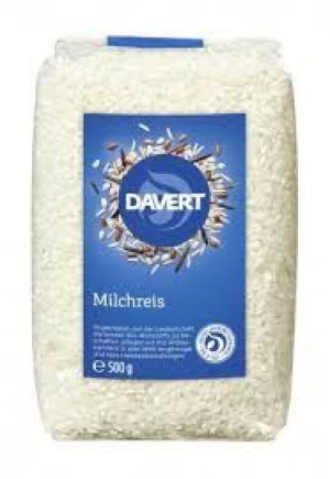 Ryż Biały Okrągły (mleczny) Bio 500 G - Davert