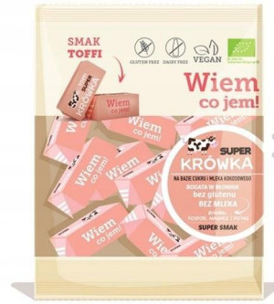 Krówki bezmleczne toffi BIO 150 g Super Krówka