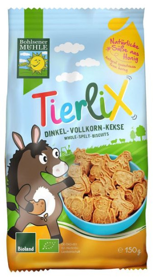 Ciastka Orkiszowe Dla Dzieci Zwierzęta Bio 120 G - Bohlsener Muehle