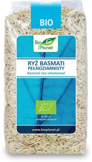 Ryż Basmati Pełnoziarnisty Bio 500 G - Bio Planet