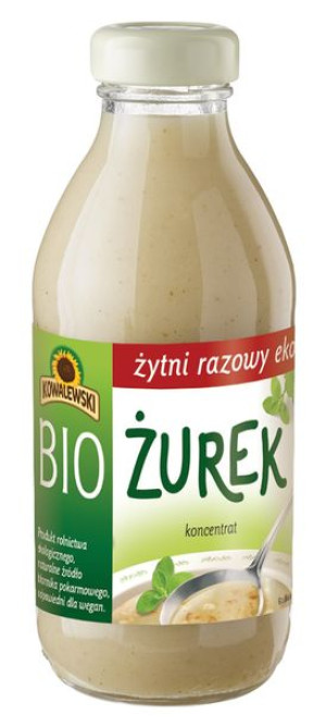 Żurek Żytni Razowy Koncentrat Bio 320 Ml - Kowalewski