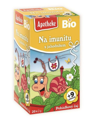 Herbatka Dla Dzieci - Na Odporność Truskawka Bio (20 X 2 G) 40 G - Apotheke