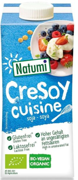 Zagęszczony Produkt Sojowy Bezglutenowy Bio 200 Ml - Natumi