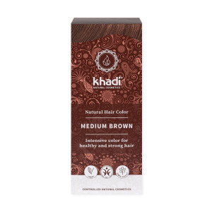 Henna Średni Brąz - Khadi