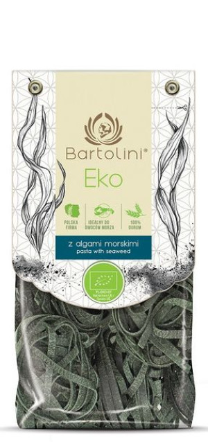 Makaron (semolinowy Z Algami Morskimi) Gniazda Tagliatelle Bio 250 G - Bart