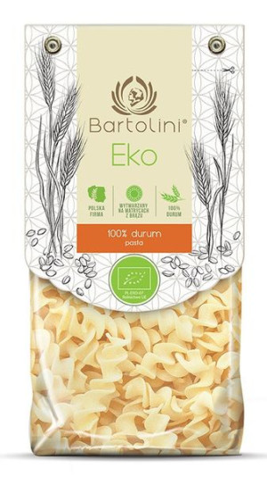 Makaron (semolinowy) Świderki Bio 250 G - Bartolini