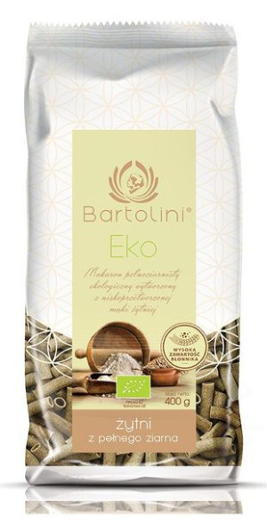 Makaron (żytni Razowy) Rurka Bio 400 G - Bartolini