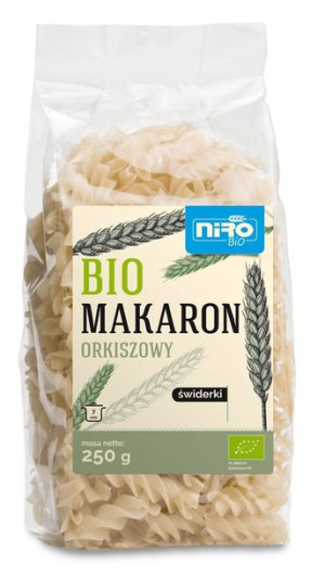 Makaron (orkiszowy) Świderki Bio 250 G - Niro
