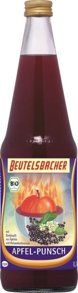 Poncz Jabłkowy Z Czarnym Bzem Bio 700 Ml - Beutelsbacher