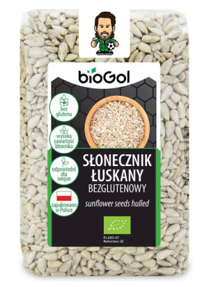 Słonecznik Łuskany Bezglutenowy Bio 350 G - Biogol
