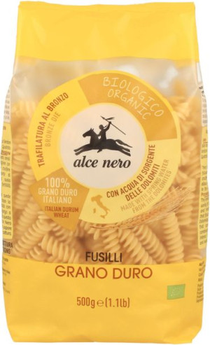 Makaron (semolinowy) Fusilli Bio 500 G - Alce Nero
