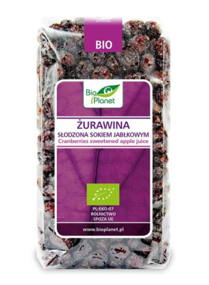Żurawina Słodzona Sokiem Jabłkowym Bio 400 G - Bio Planet