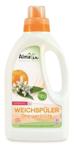 Płyn Do Płukania I Zmiękczania Tkanin Pomarańczowy Eco 750 Ml - Almawin