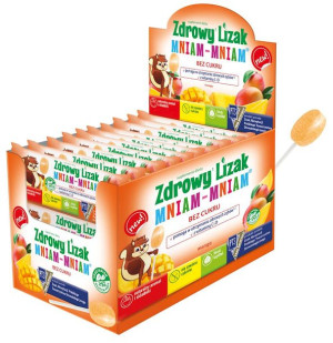 Lizak O Smaku Mango Mniam - Mniam Bezglutenowy 6 G - Starpharma