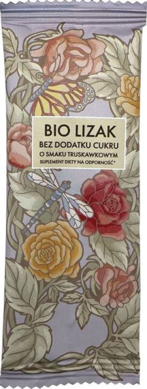 Lizak O Smaku Truskawkowym Z Erytrytolem Bio 6 G - Lizuu