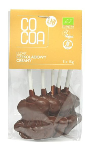 Lizaki Czekoladowe Creamy Bezglutenowe Bio (5 X 15 G) 75 G - Cocoa