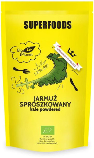 Jarmuż Sproszkowany Bio 125 G - Bio Planet