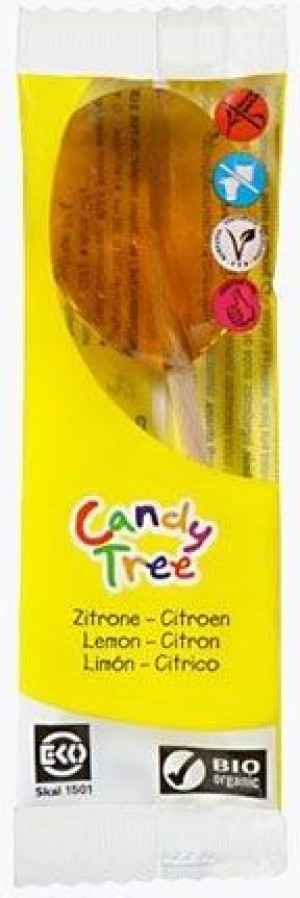 Lizaki O Smaku Cytrynowym Bezglutenowe Bio 13 G - Candy Tree